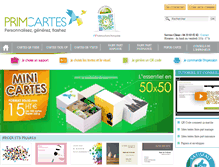 Tablet Screenshot of primcartes.com